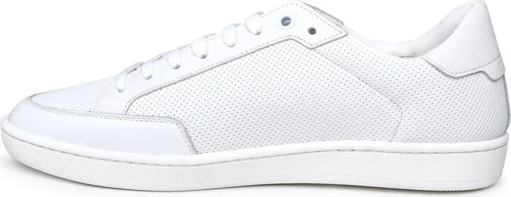 Court Sneakers In White Leather - Image 3