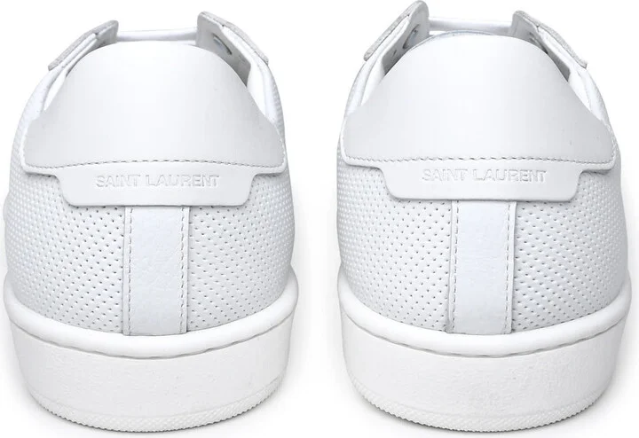 Court Sneakers In White Leather - Image 4