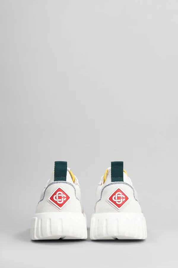 Court Sneakers In White Leather - Image 4