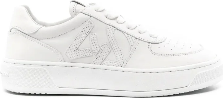 Courtside Monogram leather sneakers
