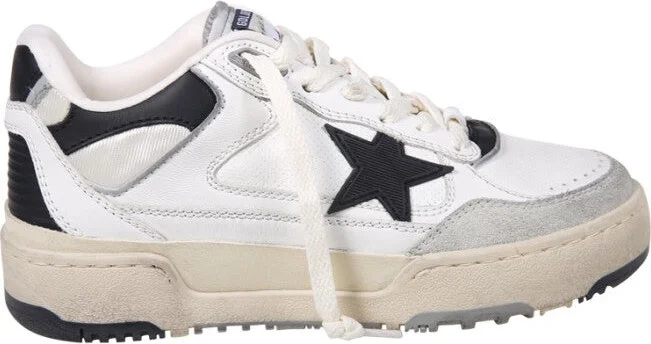 Cow Leather And Suede Sneakers