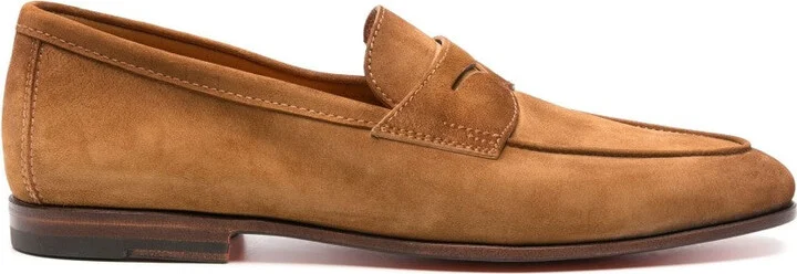 Cow Leather Loafers With Refined Stitch Detail