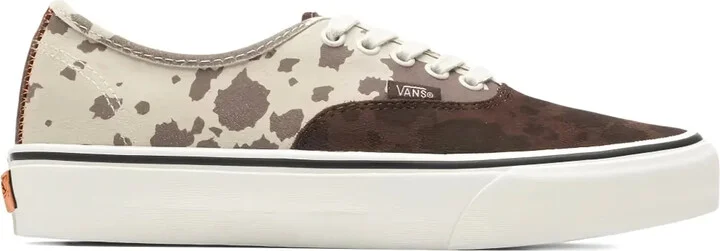 Cow-Print Suede Trainers