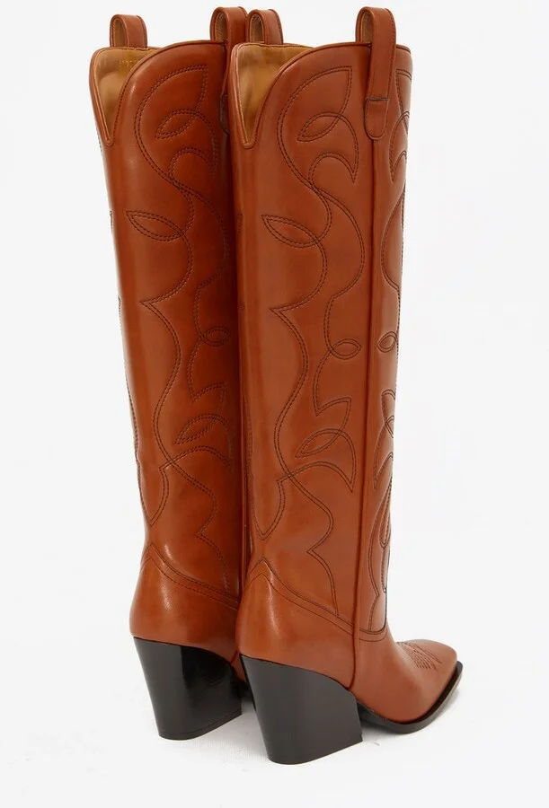 Cowboy 80 Boots in Vegan Leather - Image 3