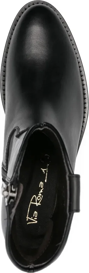 Cowboy Leather Ankle Boots - Image 4
