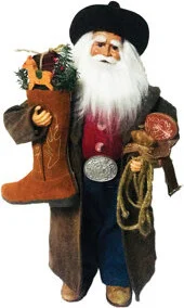 Cowboy With Leather Boot