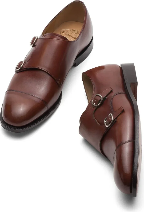 Cowes leather monk shoes - Image 4