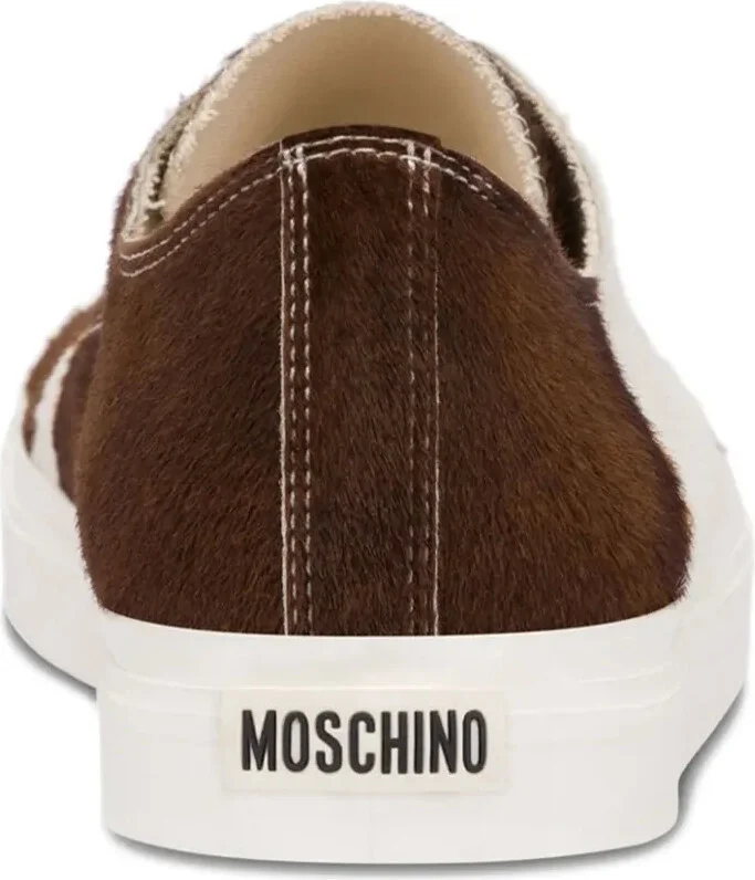 Cowhide Panelled Sneakers - Image 3