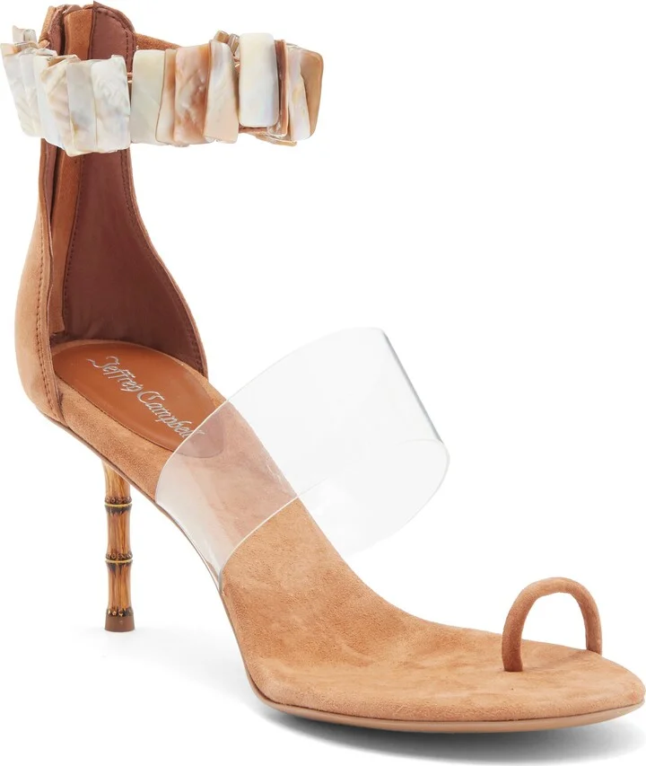 Cowrie Ankle Strap Sandal