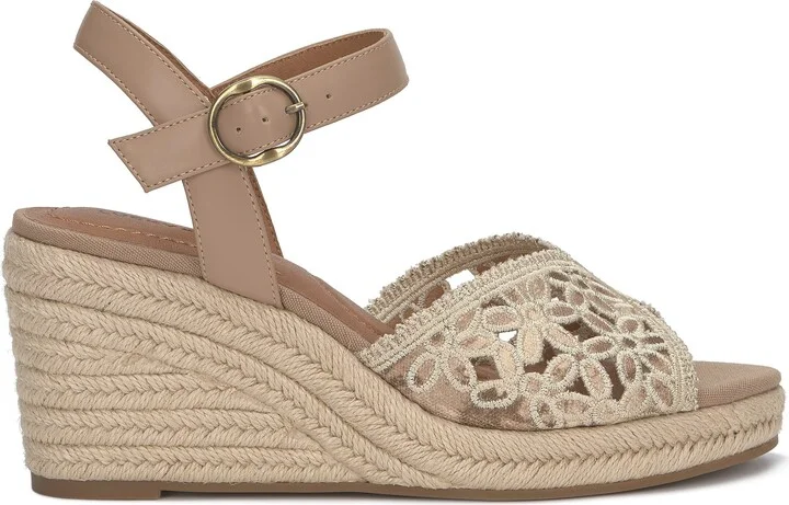 Coyna Espadrille Ankle Strap Platform Wedge Sandal - Image 3