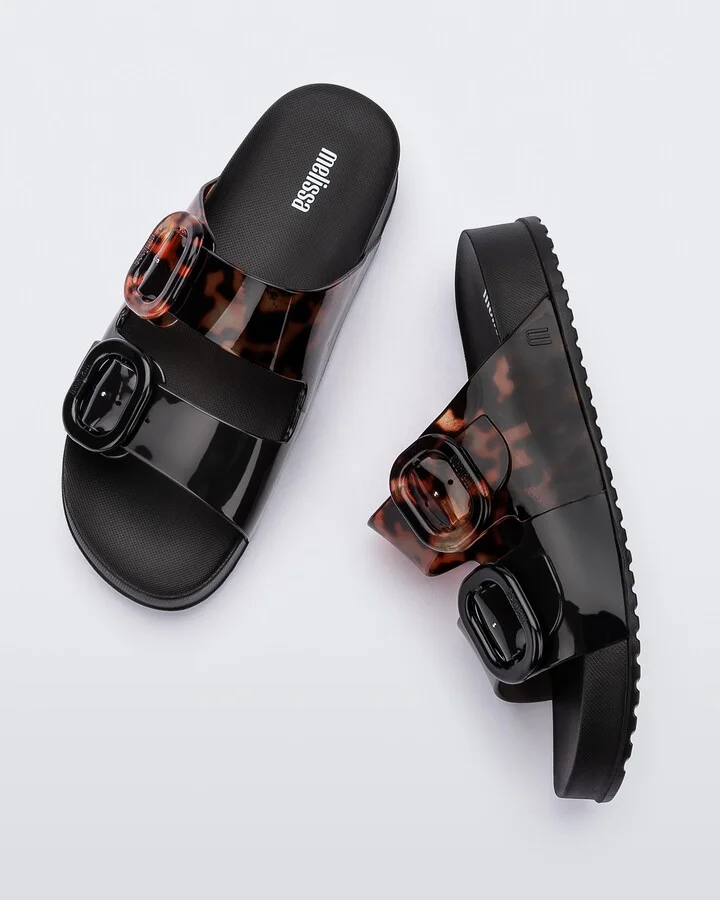 Cozy Slide - Black, Clear Tortoise - Image 3