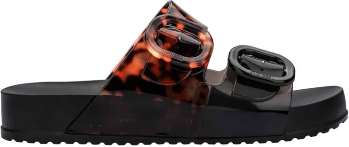 Cozy Slide - Black, Clear Tortoise