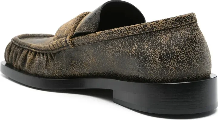 Cracked-Effect Loafers - Image 3