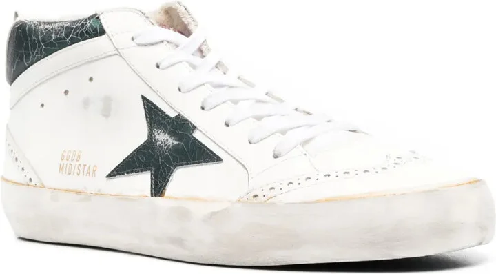 cracked-effect Mid Star sneakers - Image 2