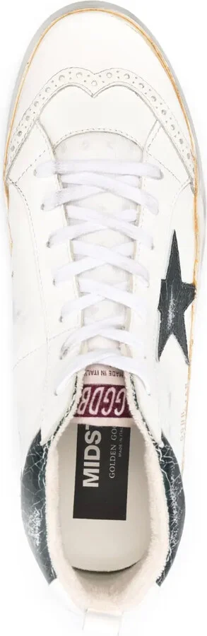 cracked-effect Mid Star sneakers - Image 4