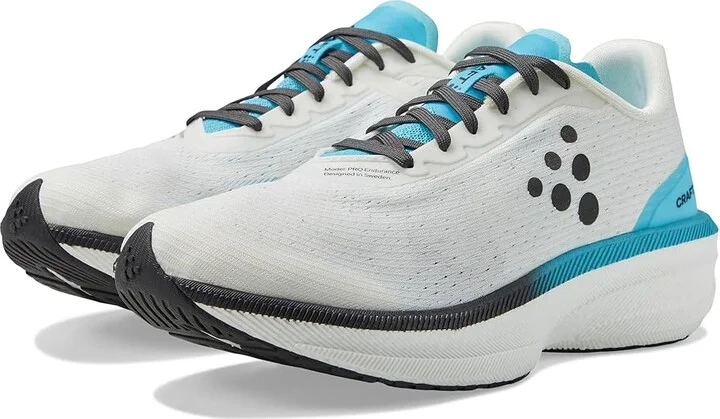 Craft Pro Endur Distance Men's Shoes White/Aquamarine : 12 D - Medium