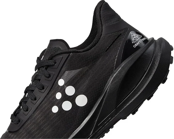 Craft Pure Trail Men's Shoes Black/White : 12.5 D - Medium, Synthetic - Image 4