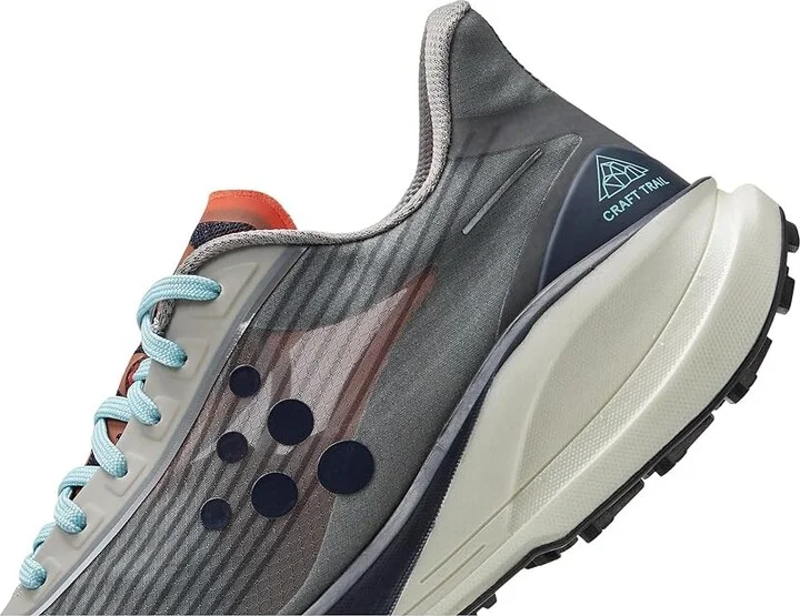 Craft Pure Trail Men's Shoes Concrete/Blaze : 11 D - Medium - Image 4