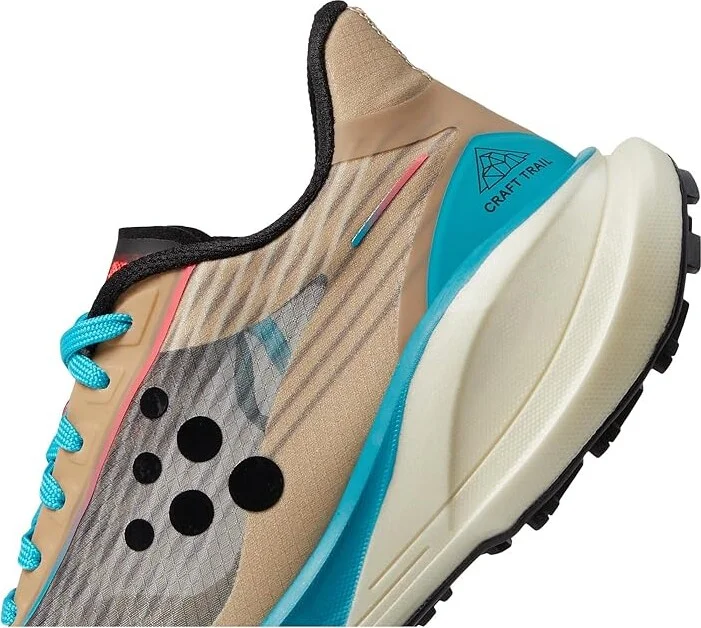 Craft Pure Trail Women's Shoes Plaster/Laser : 6 B - Medium, Rubber - Image 4