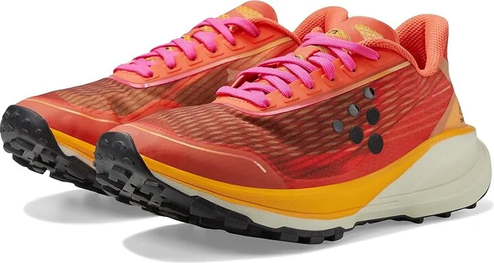 Craft Pure Trail Women's Shoes Vibrant/Tart : 7.5 B - Medium, Rubber