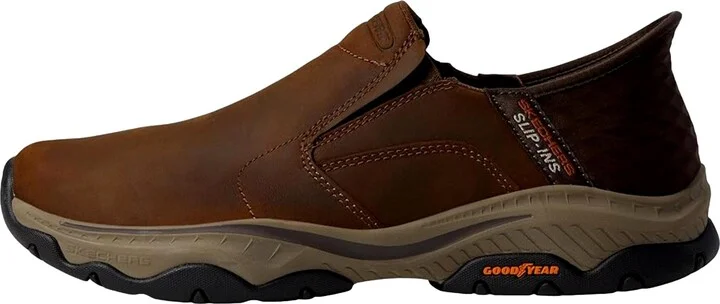 Craster Lanigan Hands Free Slip-Ins Dark Brown 204847-CDB Men's