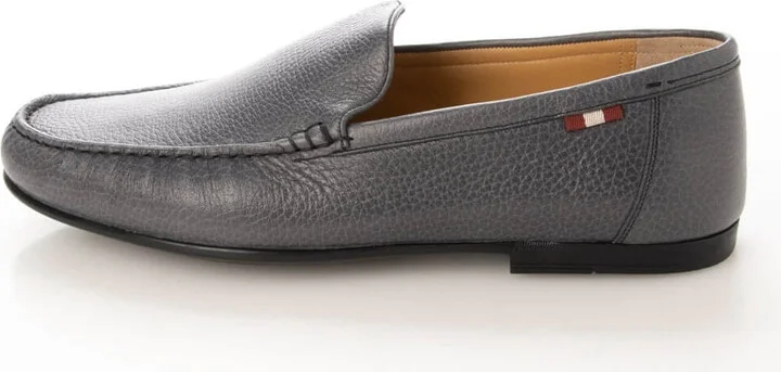 Craxon Men's 6231424 Grey Leather Loafers