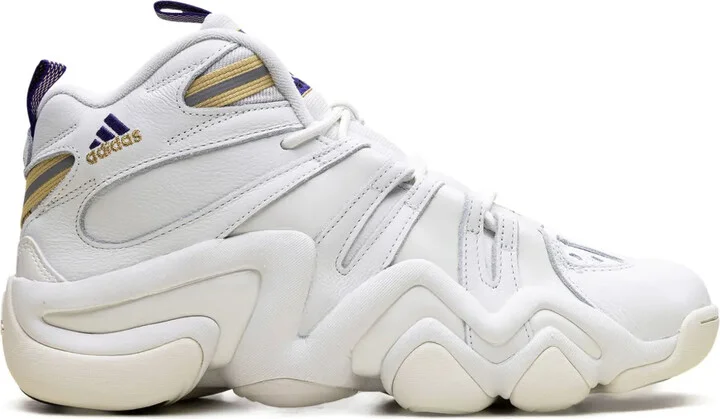 Crazy 8 "Core White/Off White/Collegiate Purple" sneakers