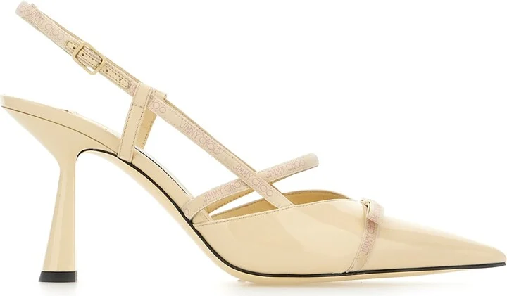 Cream Leather Danica Pumps