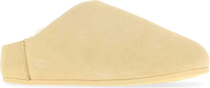 Cream Suede Elea Slippers - Image 2