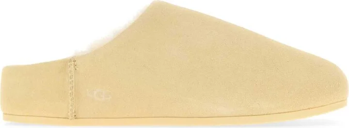 Cream Suede Elea Slippers