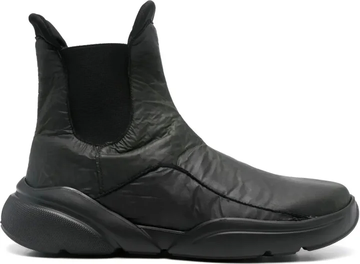 Crease-Effect Boots
