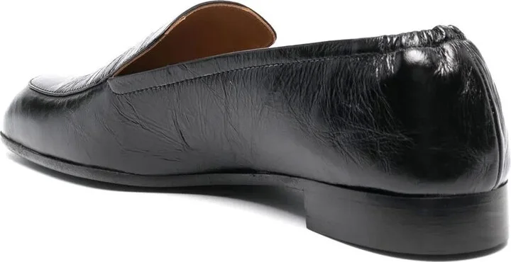 Creased Leather Loafers - Image 3