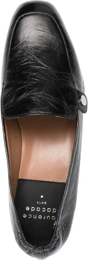 Creased Leather Loafers - Image 4