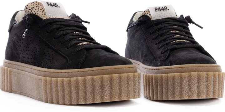 Creep Black/ Animal Print Sneaker - Image 2