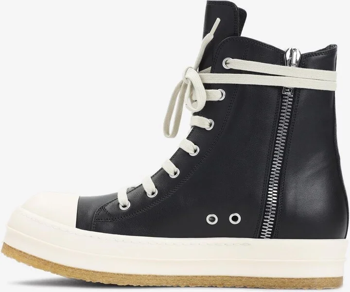 Creep Leather High-Top Sneakers - Image 2