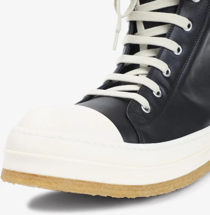 Creep Leather High-Top Sneakers - Image 3