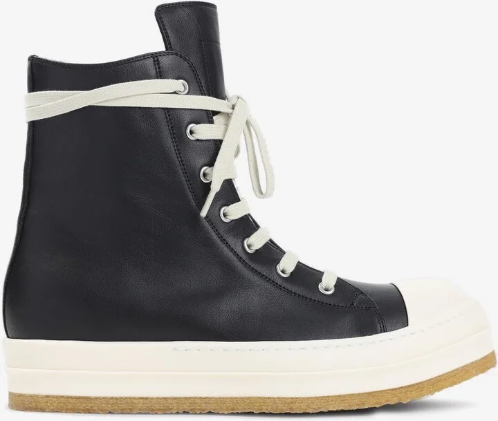 Creep Leather High-Top Sneakers