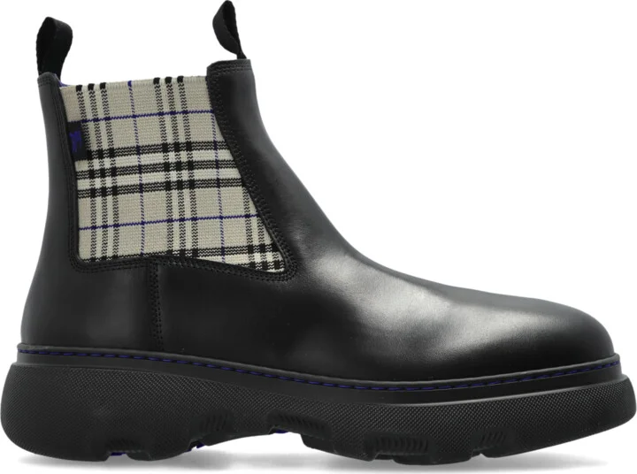 ‘Creeper’ Ankle Boots, , - Black