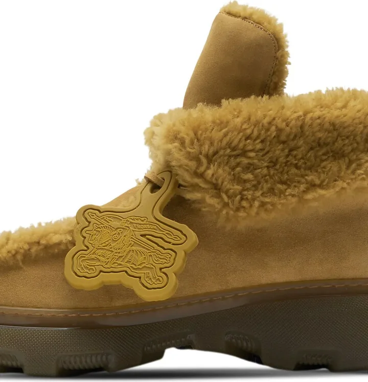 Creeper shearling-trim suede boots - Image 2
