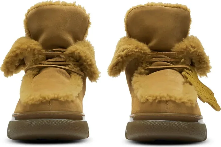 Creeper shearling-trim suede boots - Image 3