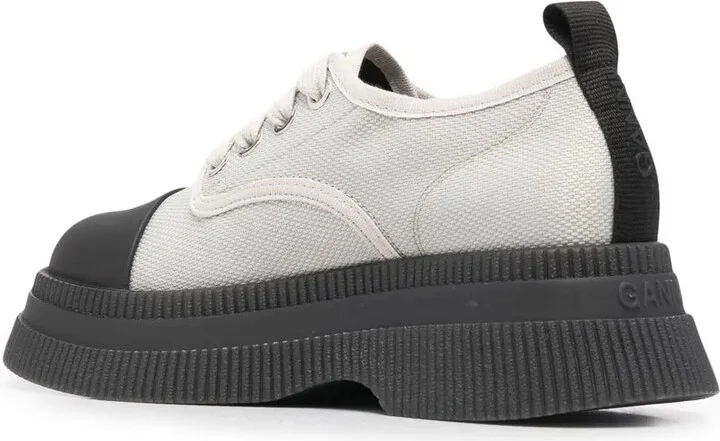 Creepers canvas lace-up Derby shoes - Image 3