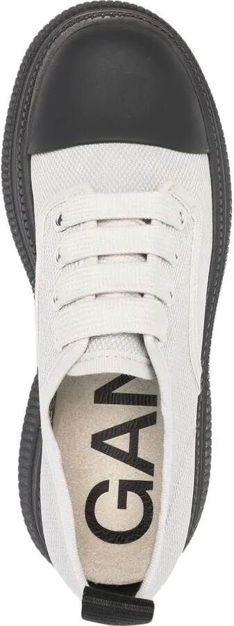 Creepers canvas lace-up Derby shoes - Image 4