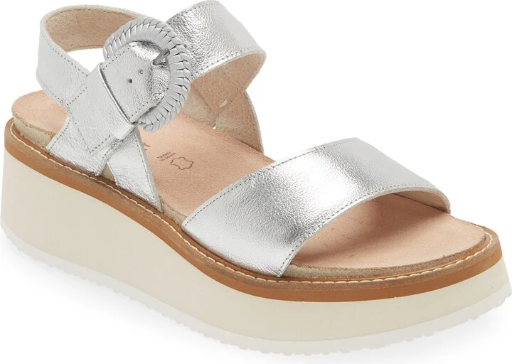 Crepe Platform Sandal