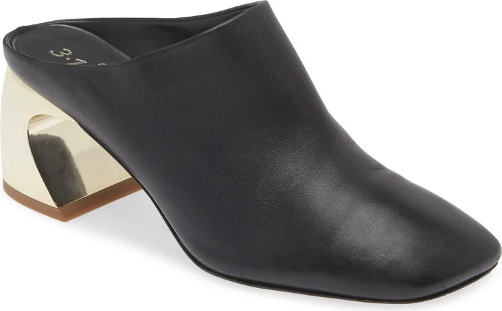 Crescent Heel Mule