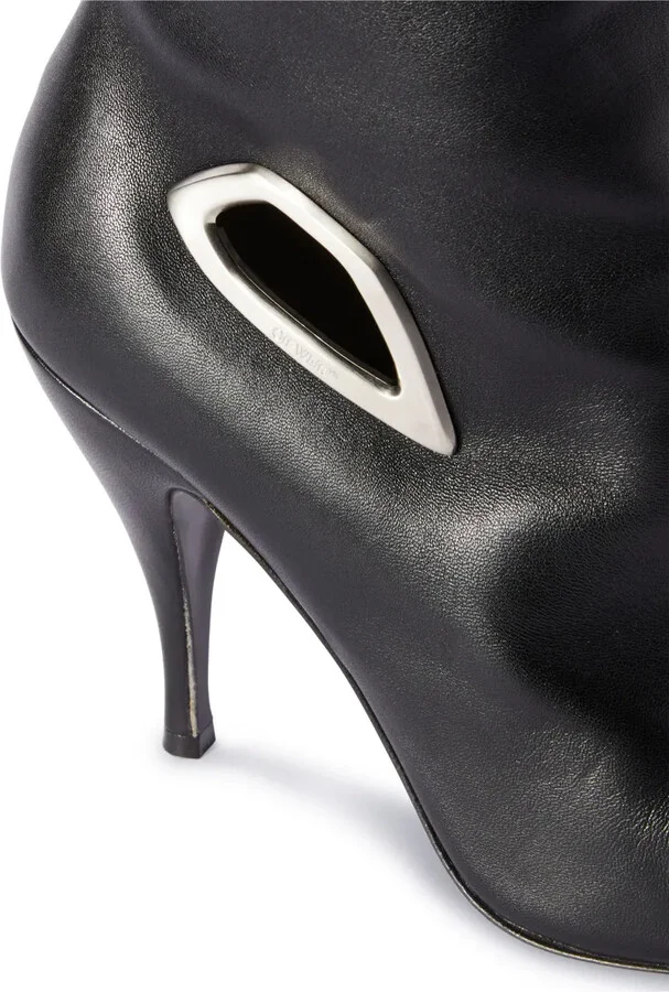 Crescent knee-high leather boots - Image 5