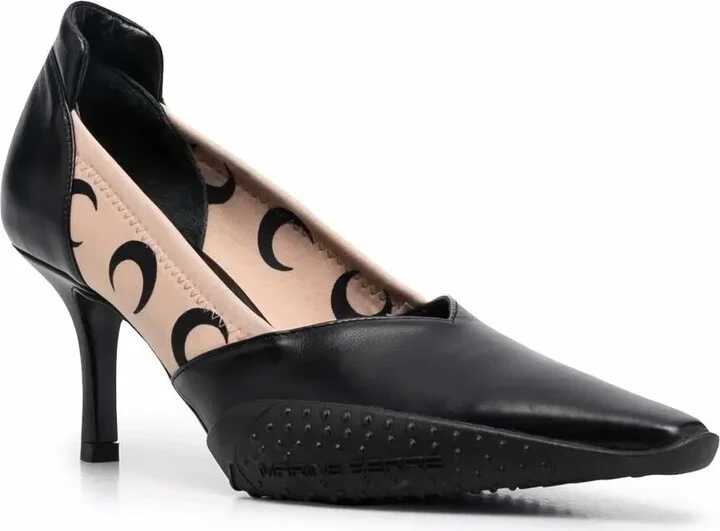Crescent Moon-Print 75mm Pumps - Image 2