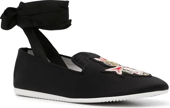 Crest Ankle-Tie Loafers - Image 2