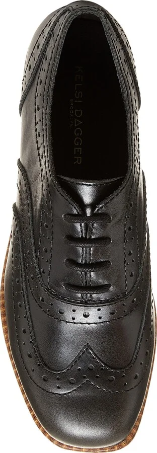 Crest Platform Wingtip Oxford - Image 4