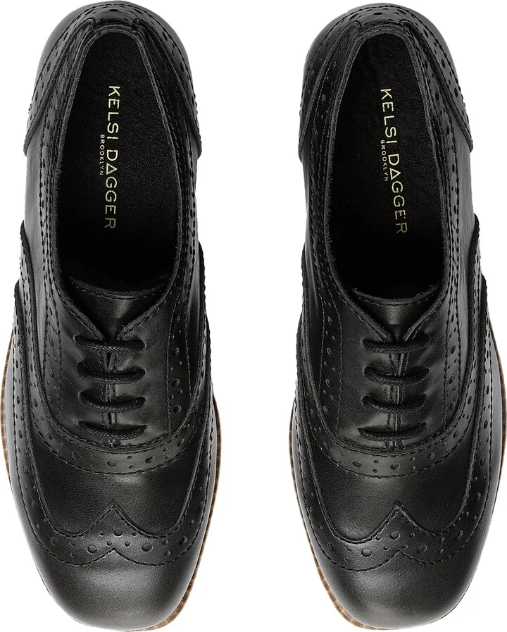 Crest Platform Wingtip Oxford - Image 6