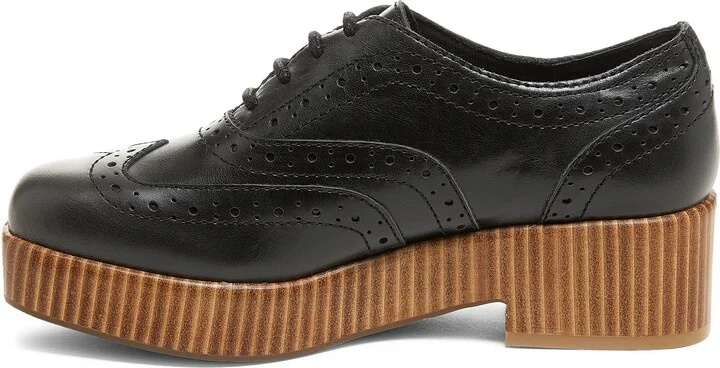 Crest Platform Wingtip Oxford - Image 7